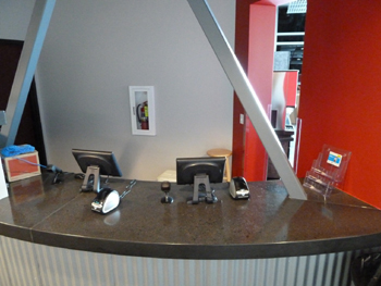 Gary Berchenbriter security desk