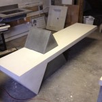 triangle desk