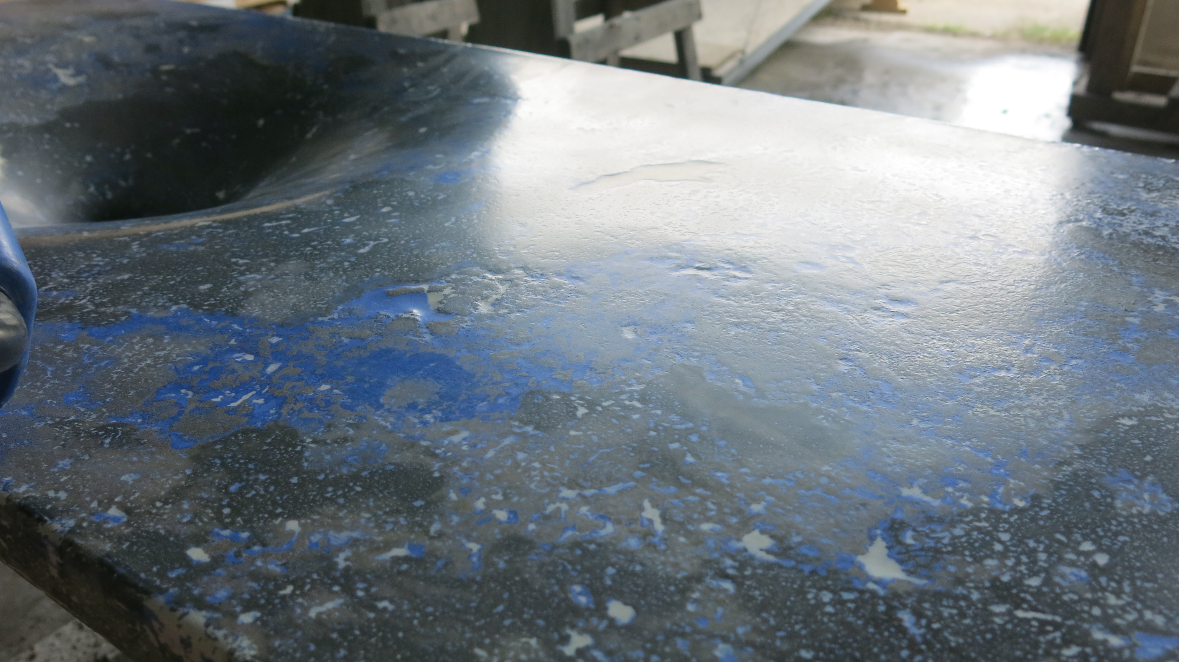 How to increase sheen of Omega Concrete Countertop Sealer Concrete