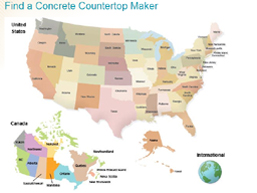 Find a concrete countertop maker