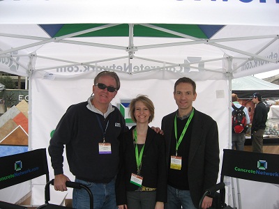 Jim Peterson of Concrete Network, Lane Mangum and Jeff Girard