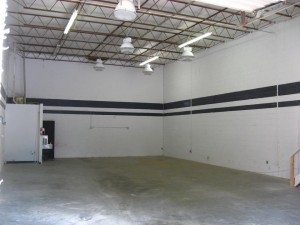 1800 sq ft industrial shop space for concrete countertops