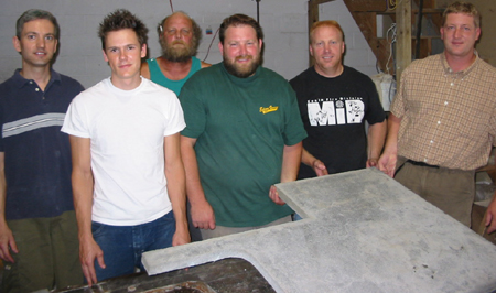 the first Concrete Countertop Institute class in June 2004